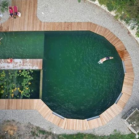 Grand Gite Les Cabanes De Fallot Pour 19 Personnes - Piscine Naturelle L'isle-Bouzon Экстерьер фото